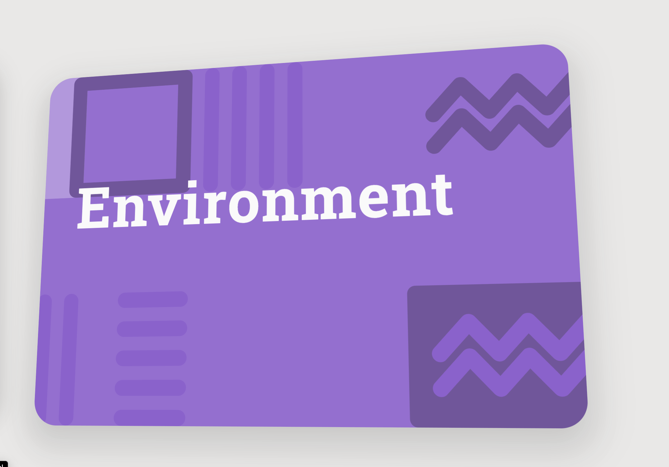 Detail screenshot of a card on Attention to Detail website's homepage