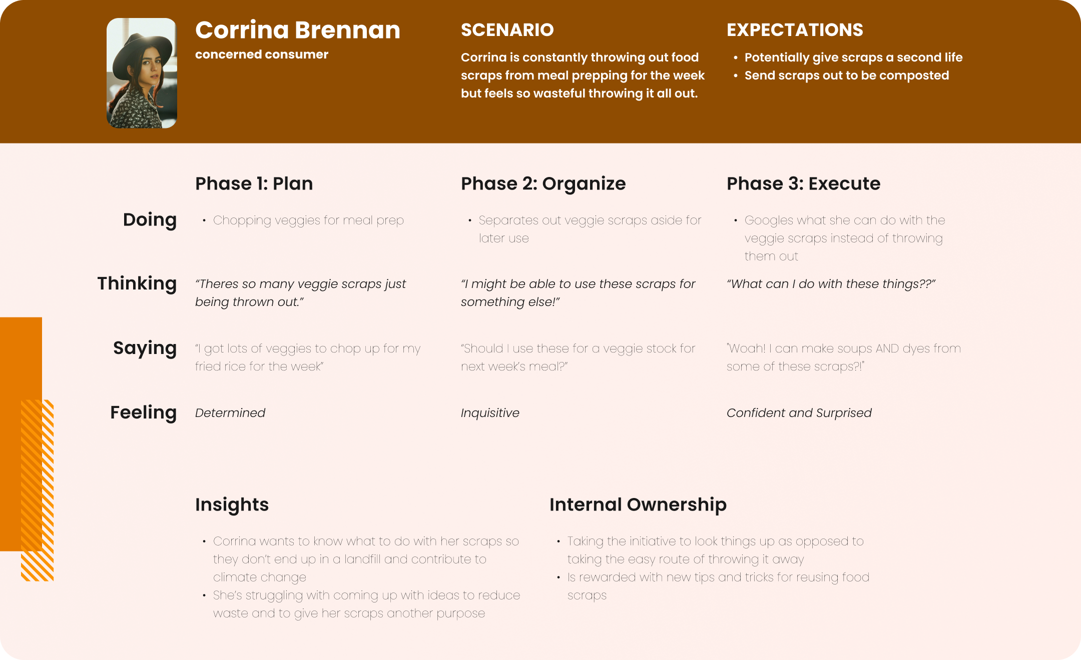 User journey for the user of the Second Life Composting.