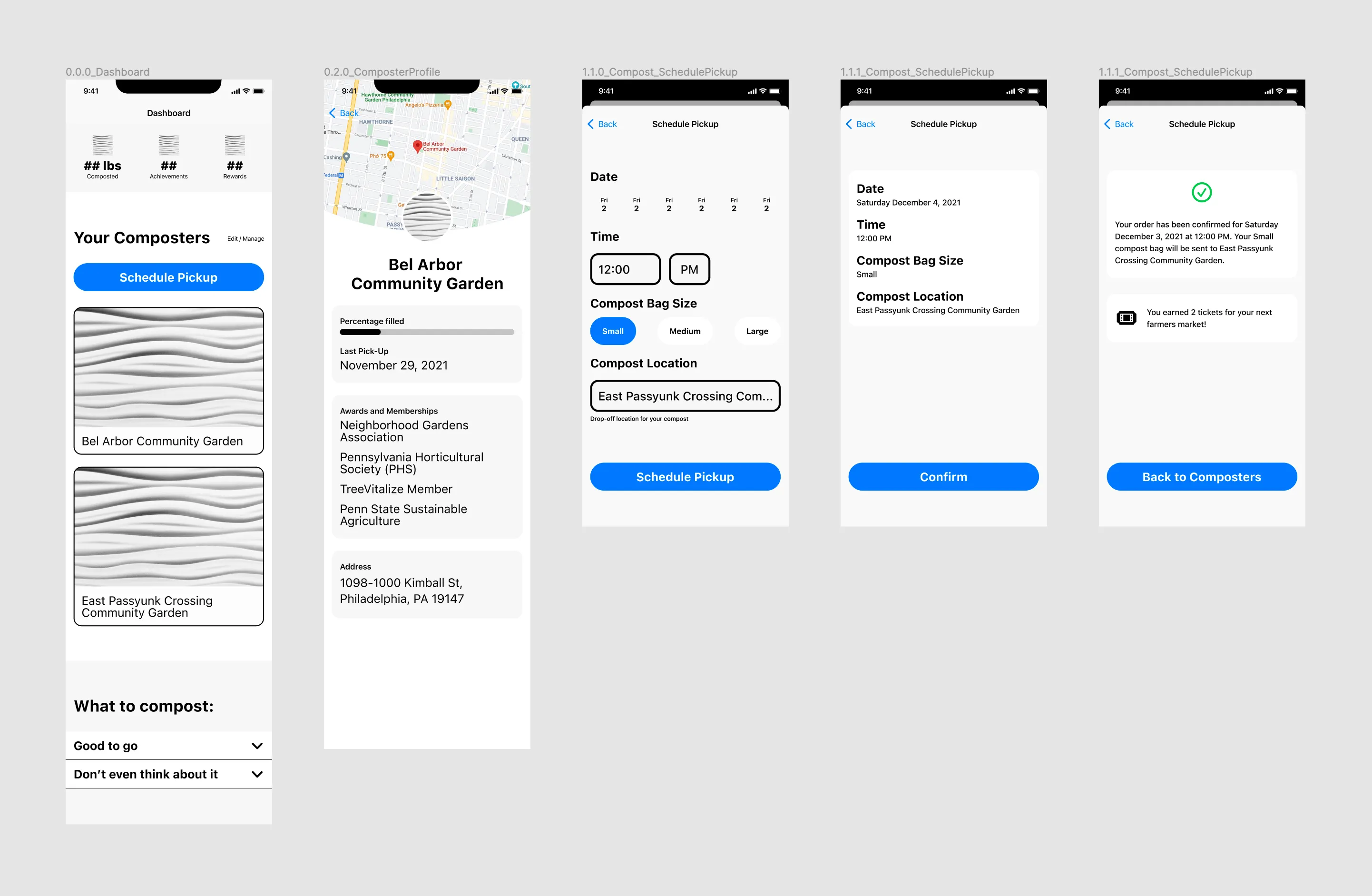 Low Fidelity Figma sketch